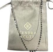 KENDRA SCOTT Sydney Multi Strand Necklace In Silver