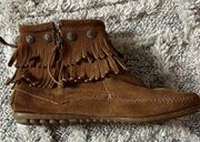 Fringe Moccasin Booties