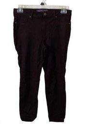 Gloria Vanderbilt brown short skinny‎ pants size 10s
