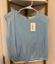 Light Blue Pants Store Top