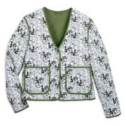 Disney Parks Quilted Bambi Jacket Thumper Flower V-Neck Ladies Sz XL New