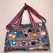 Y2K Harajuku Lovers Gwen Stefani Xl Duffle Bag Weekender Keychain Diaper 16x12x8