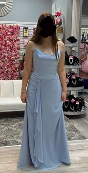 Pastel Blue  Prom Dress