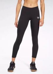 Reebok Identity Black‎ Leggings Size Small