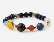 solar system stone bracelet