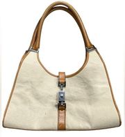 Gucci Vintage Cream Bardot Bag Authentic