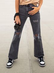 urban outfitters black flare jeans