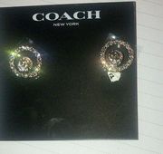 Coach earrings new with tags