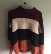 Express Color Block Sweater