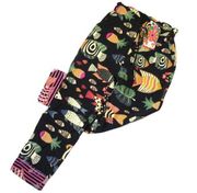 NWT Anthropologie x Farm Rio Seaside Jogger in Black Fish Motif Crepe Pants XS