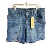 Levi Womans embroidered flower * Denim Shorts * Sz 31 NWT