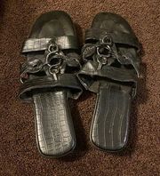 Black 9   sandals