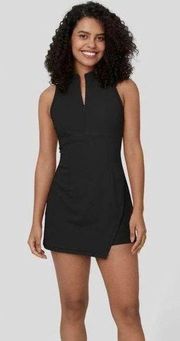 NWT -  Sleeveless Zipper Split Side Pocket 2-Piece Mini Tennis Dress