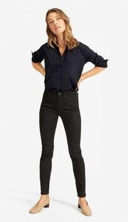 NWT Everlane Mid rise skinny ankle jean black size US 29