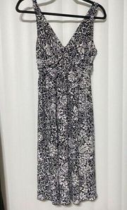 Daisy Fuentes black/white floral dress