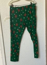 No boundaries reindeer leggings xl