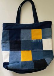 Extra Large Denim Tote Bag