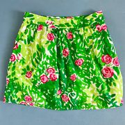 Lilly Pulitzer Whitley Multi Dashing Floral Mini Skirt