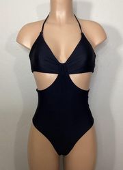 New. Hurley black cut out swimsuit. Small. Retail $89