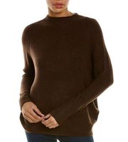 NEW Beachlunchlounge Brown Women’s Sandra Mockneck Sweater