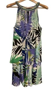 Vince Camuto Hawaiian print dress size 14