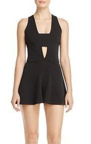 Bloomingdale’s AQUA V-Neck Cutout Romper