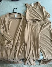 Beige matching set