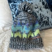 Aeropostale Winter Cap Tassel Acrylic Colorful Beanie Womens One Size