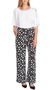 NWT Vince Camuto Women’s Floral Shadows Wide Leg Pants Size 10