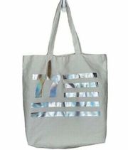 ✨HP✨American Eagle Outfitter AEO Metallic Holographic Canvas Tote Bag✨