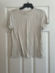 White Basic Tee