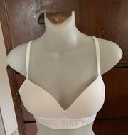 PINK - Victoria's Secret PINK Vs 34B White wireless Bra