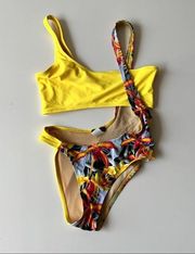 Mint Swim Trina Swimsuit in Yellow Multi