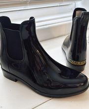 Black Short Rain boots