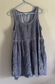 Blue Corduroy Dress 