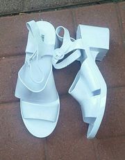 American apparel jelly sandal w/ankle strap NEW