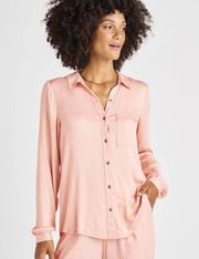 NWT Splendid Chelsea Button Down Shirt in Champagne