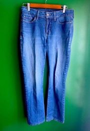 NYDJ Marilyn Straight Jeans Size 8P 8 Petite GUC!