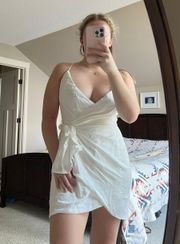 White Wrap Dress