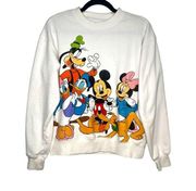 Vintage Disney Mickey & Friends Pullover Sweater - Women’s Small