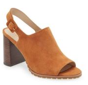 PELLE MODA Ode Slingback Sandal In Cognac