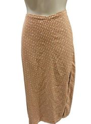 Abercrombie & Fitch  Dipped Waist Midi Skirt