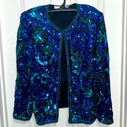 Vintage  Sequin Jacket Size PXL