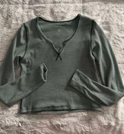 Outfitters Cropped Shirt