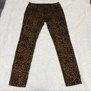 Princess Vera Wang Leopard Skinny Jeans Size 5