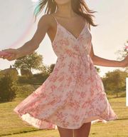 Womens Promesa pink floral sundress