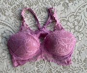 Victoria secret pink intimately push up bralette bra size large
