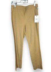 1901 Tan Ankle Crop Flat Front Chinos 4 NWT