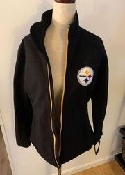 Steelers women’s black jacket, size small