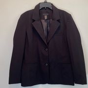 Attention Black Blazer with Shoulder Pads